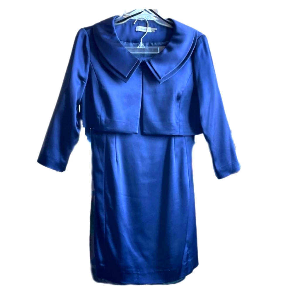 Calvin Klein Formal Dress w/ Shawl